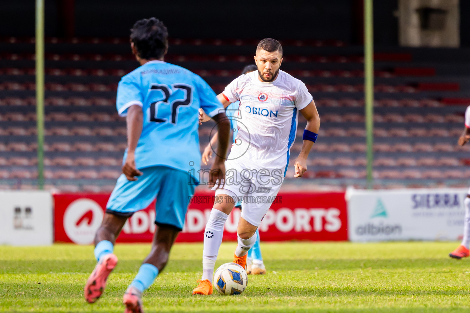 Odi Sports Club vs Mahibadhoo Sports Club in the FAM League Cup 2025 held at National Football Stadium, Male', Maldives on Friday, 9th May 2025. Photos By: Nausham Waheed / images.mv