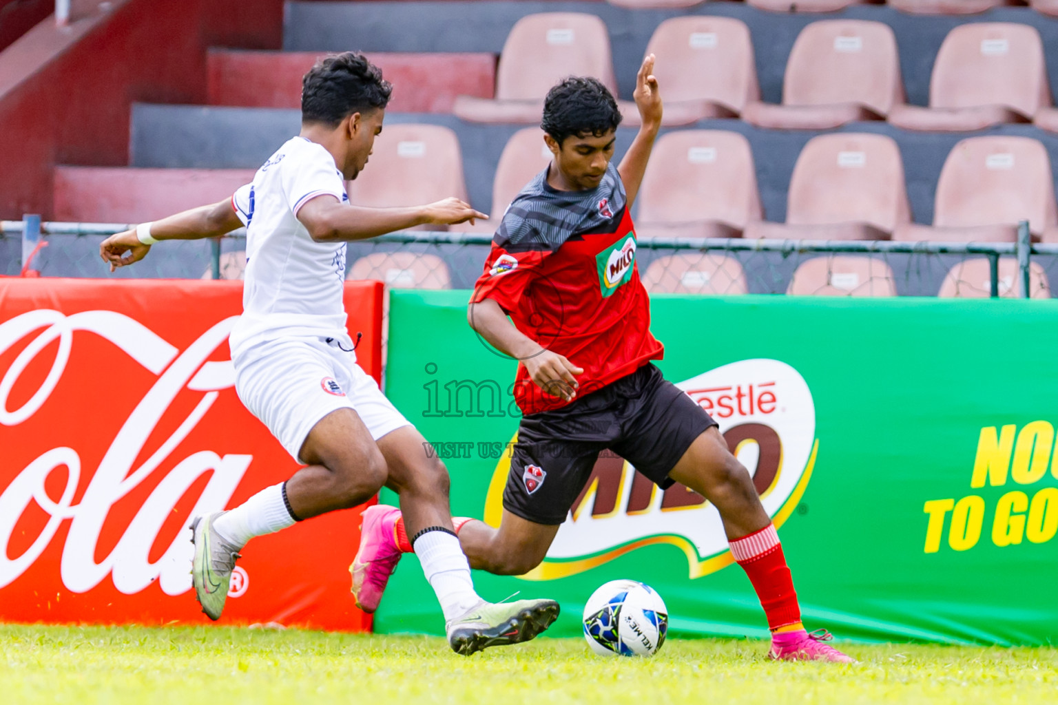 TC Sports Club vs Ode Sports Club in day 1 of Under 19 Youth Championship 2024 was held at National Stadium in Male', Maldives on Sunday, 9th June 2024. Photos: Nausham Waheed / images.mv