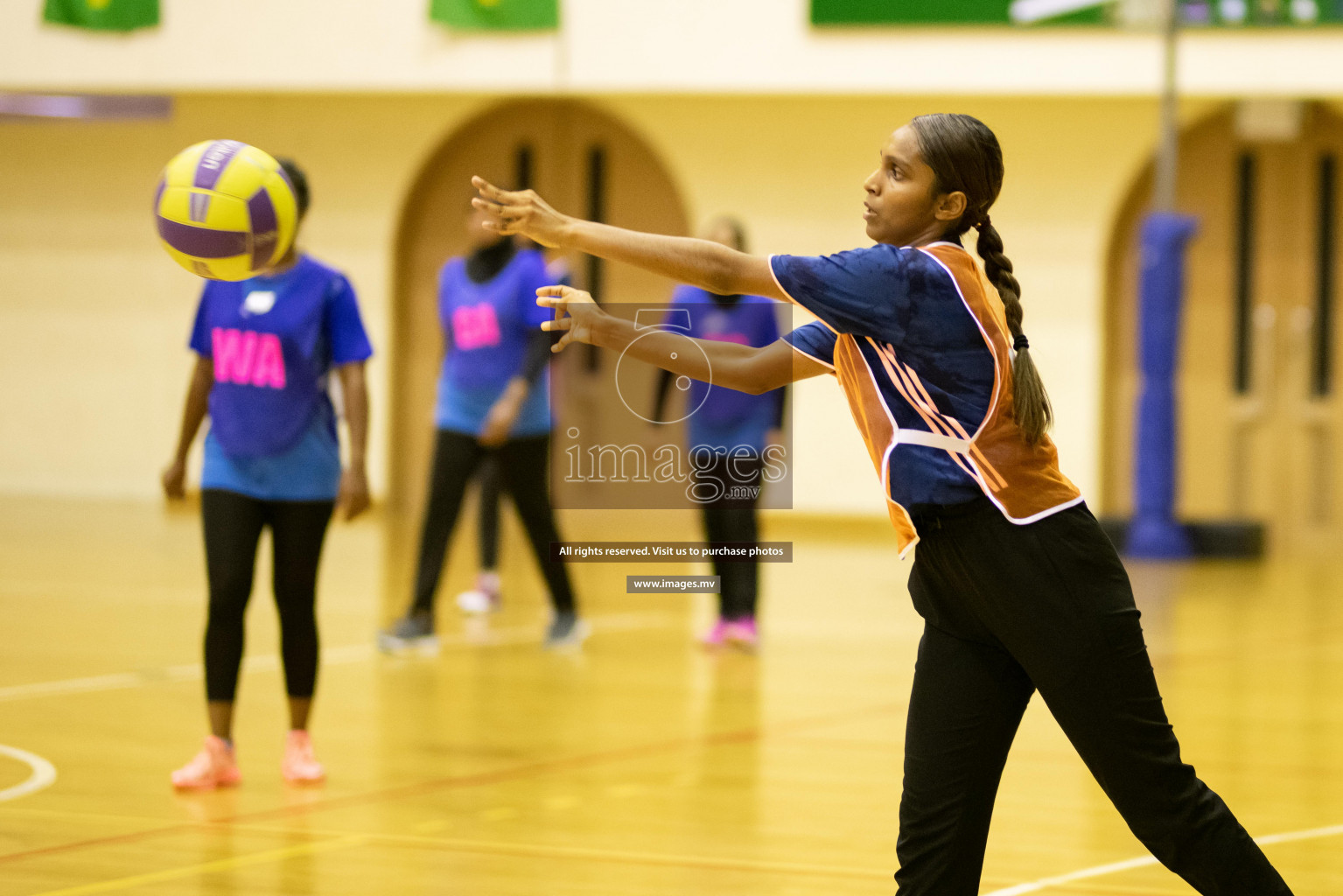 Milo National Netball Tournament 1st December 2021 at Social Center Indoor Court, Male, Maldives. Photos: Maanish/ Images Mv