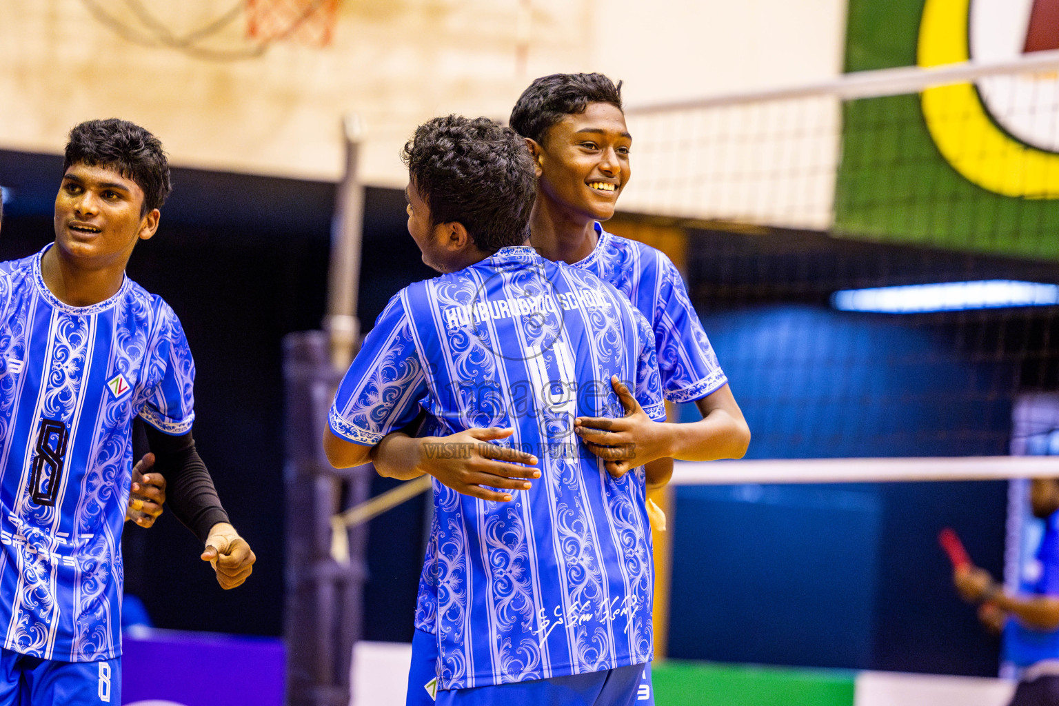 Finals of Interschool Volleyball Tournament 2024 was held in Social Center at Male', Maldives on Friday, 6th December 2024. Photos: Nausham Waheed / images.mv