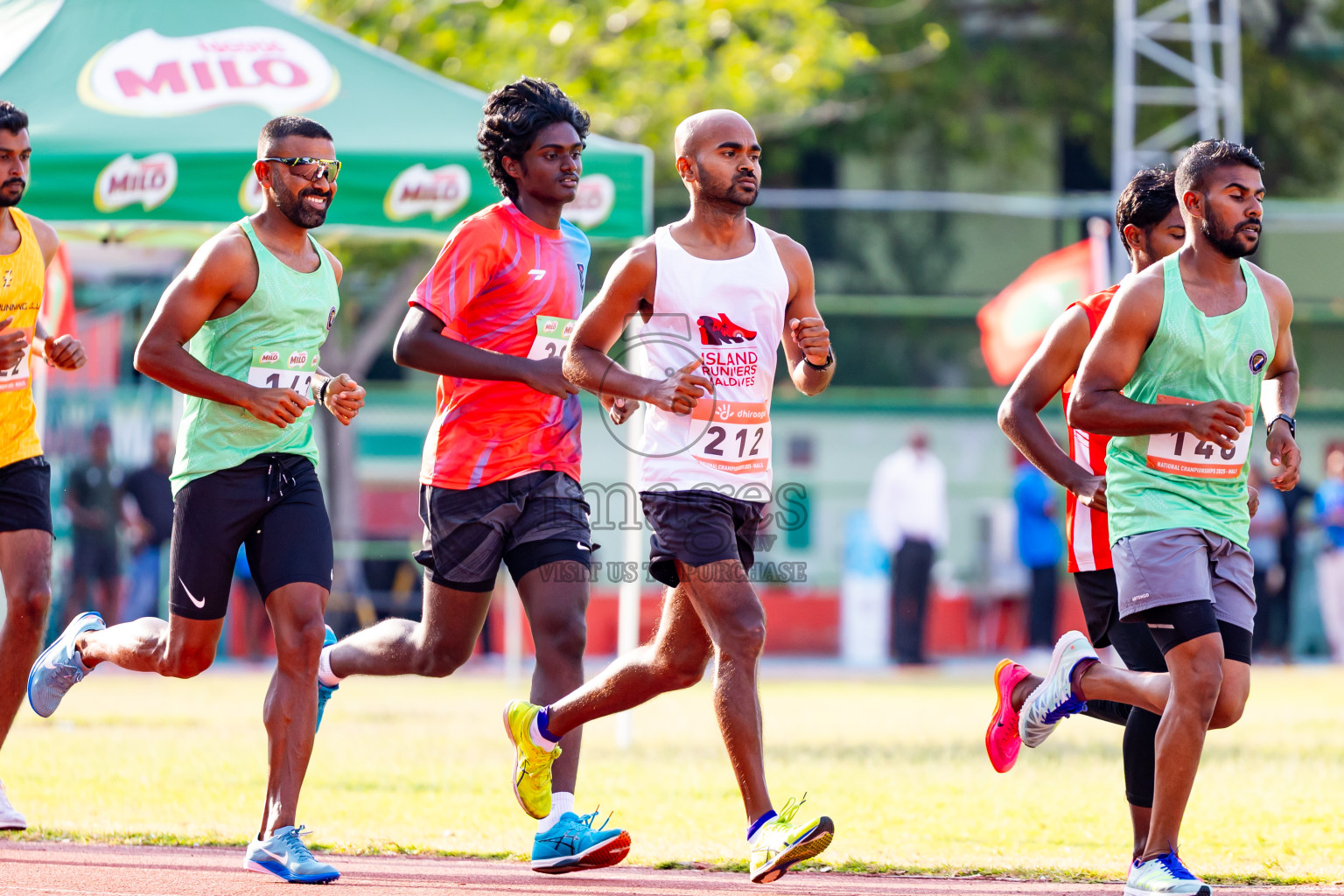 Day 1 of National Athletics Championship 2025 was held at Ekuveni Running Ground in Male', Maldives on Thursday, 14th August 2025. Photos: Nausham Waheed / images.mv
