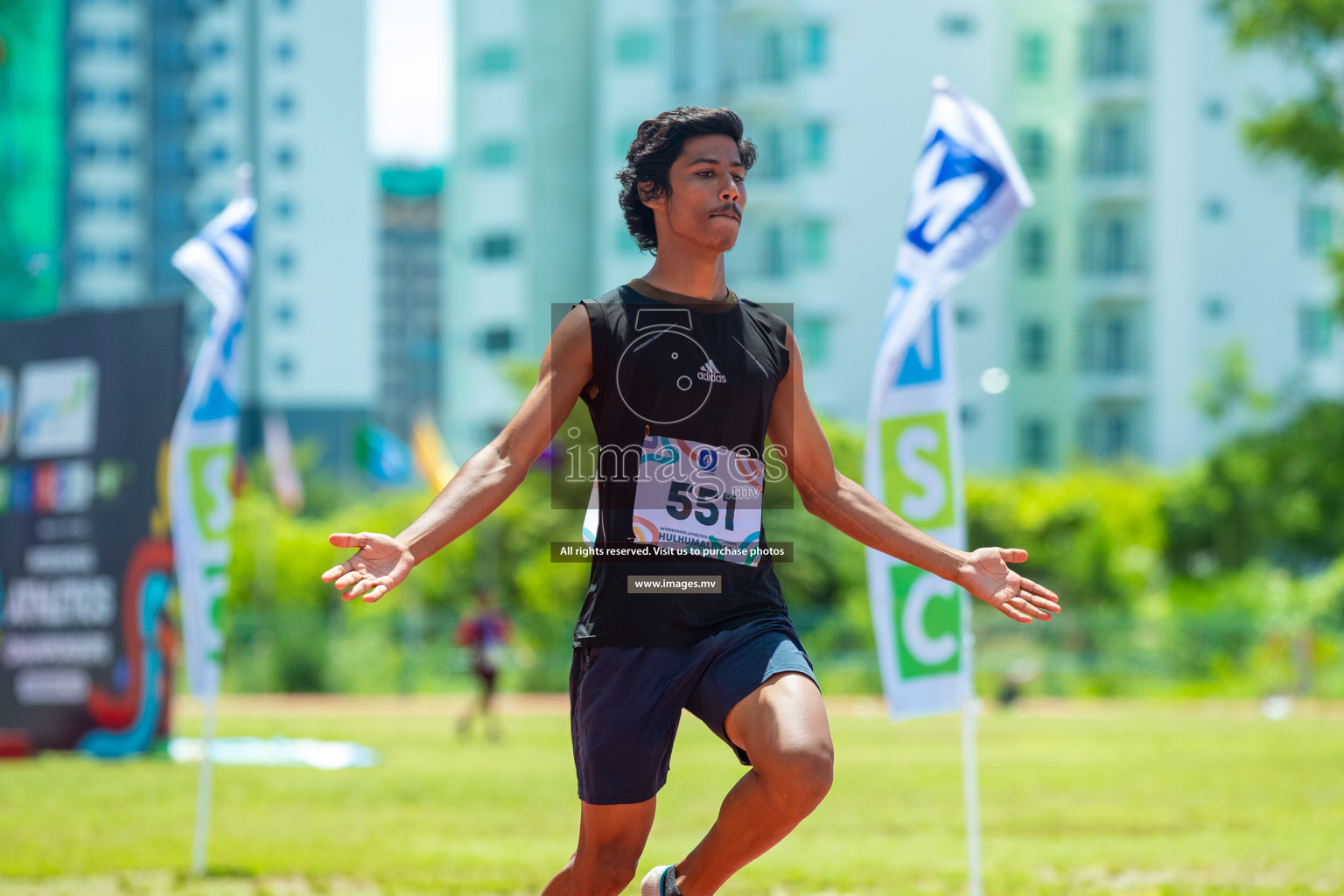 Day three of Inter School Athletics Championship 2023 was held at Hulhumale' Running Track at Hulhumale', Maldives on Tuesday, 16th May 2023. Photos: Nausham Waheed / images.mv