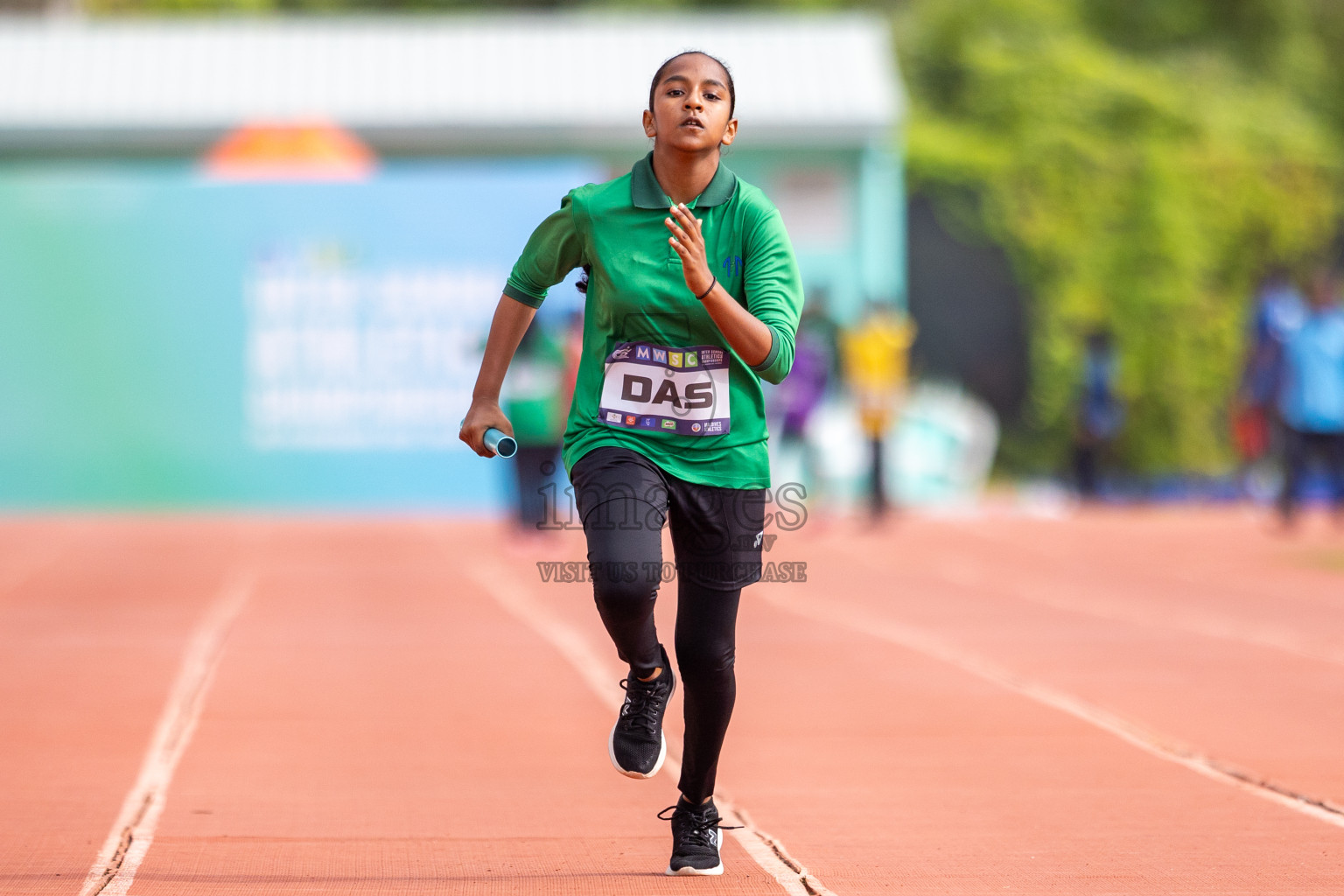 Day 5 of MWSC Interschool Athletics Championships 2024 held in Hulhumale Running Track, Hulhumale, Maldives on Wednesday, 13th November 2024. Photos by: Raif Yoosuf / Images.mv