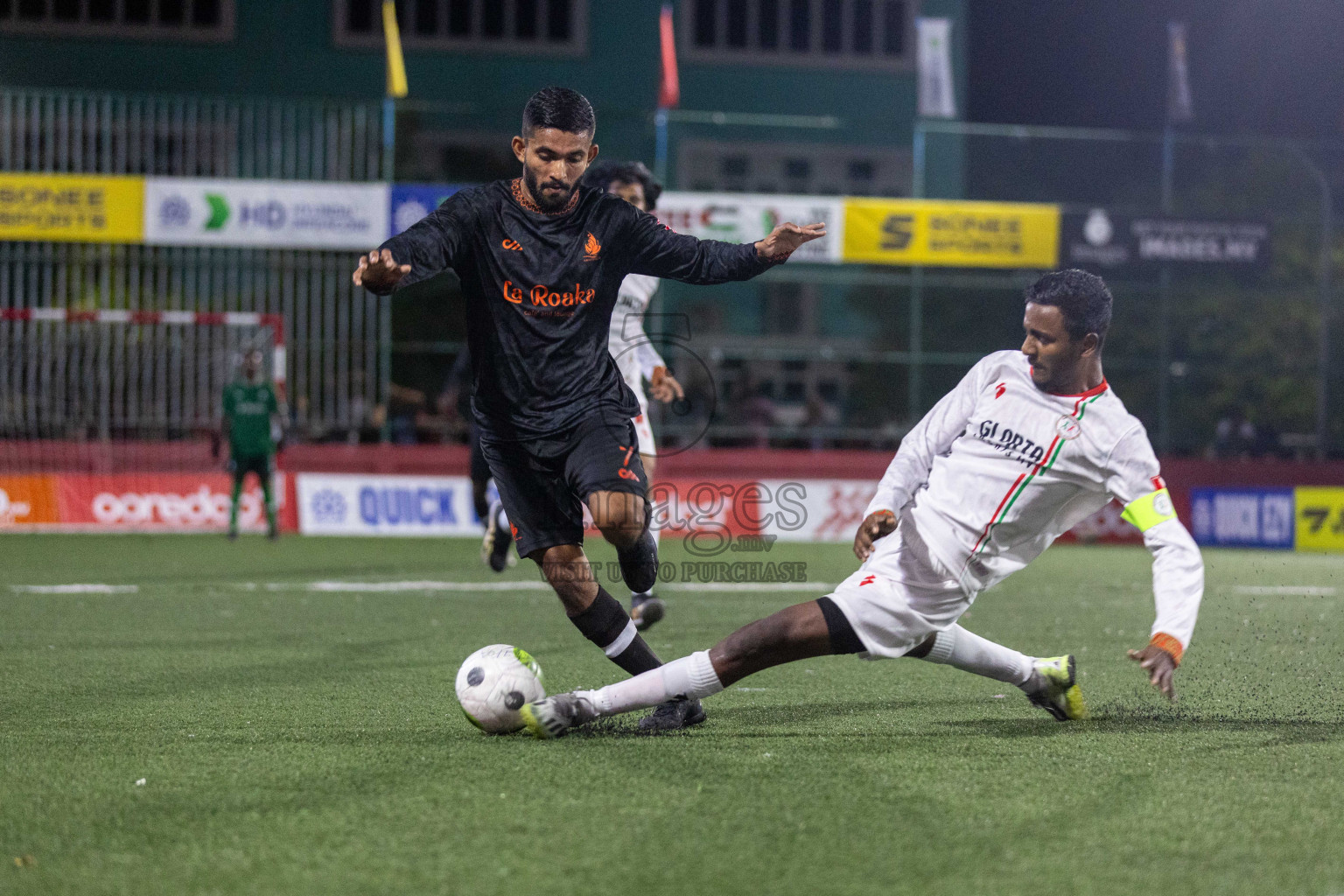 L Isdhoo vs L Mundoo in Day 20 of Golden Futsal Challenge 2024 was held on Saturday , 3rd February 2024 in Hulhumale', Maldives Photos: Nausham Waheed / images.mv