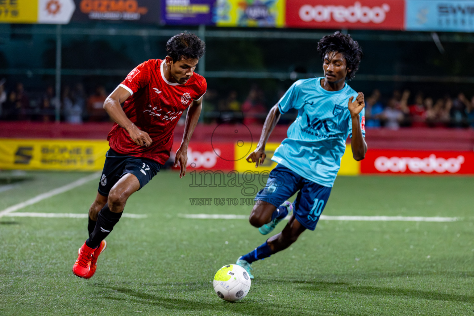 HA. Dhidhdhoo VS HDh. Nolhivaran on Day 33 of Golden Futsal Challenge 2024, held on Sunday, 18th February 2024, in Hulhumale', Maldives Photos: Hassan Simah / images.mv