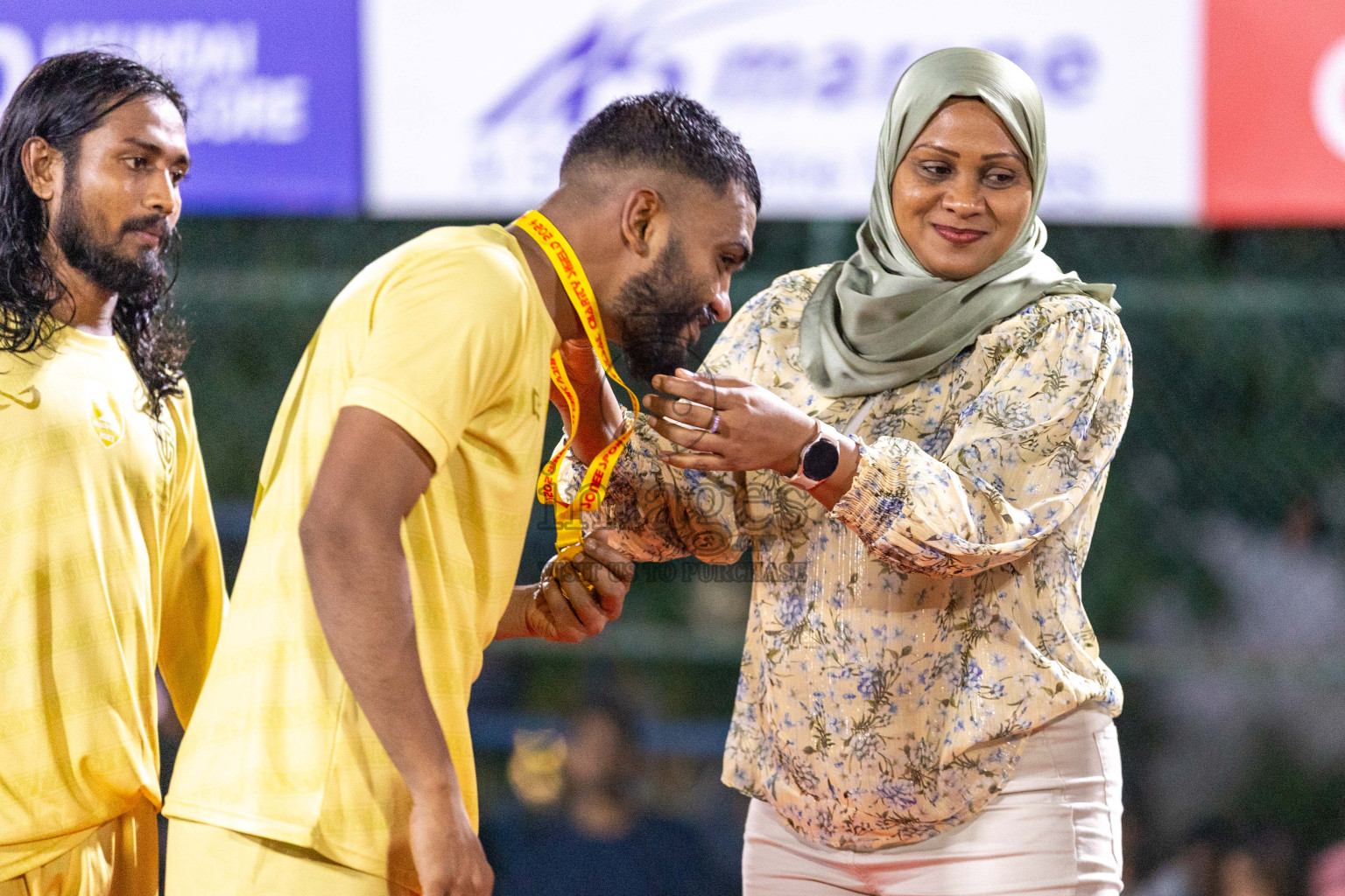 Opening of Golden Futsal Challenge 2024 with Charity Shield Match between L.Gan vs Th. Thimarafushi was held on Sunday, 14th January 2024, in Hulhumale', Maldives Photos: Ismail Thoriq / images.mv