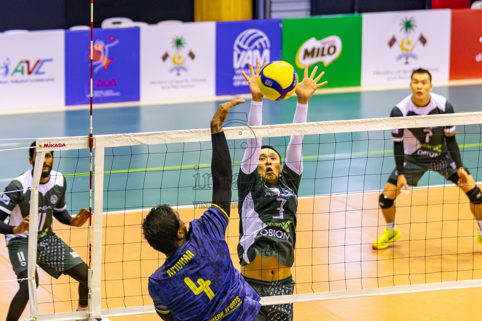 Day 4 of MILO VAM Cup 2025 held in Male', Maldives on Sunday, 29th June 2025 at Social Center Indoor Hall Photos By: Mohamed Mahfooz Moosa / images.mv
