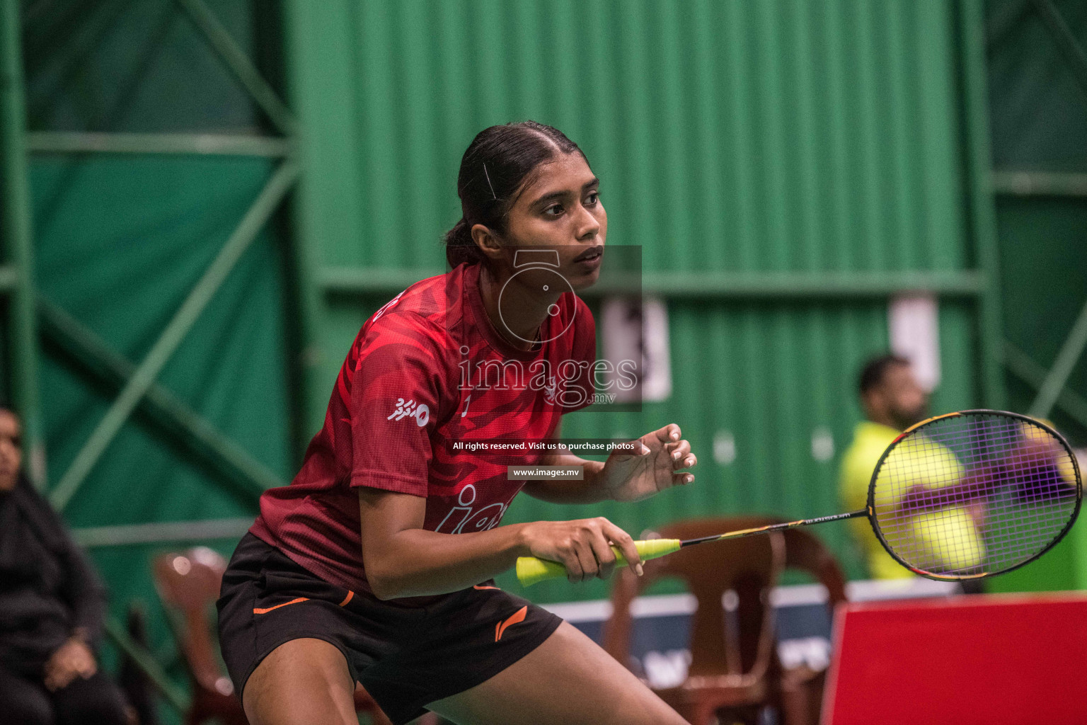 Day 4 of Badminton association mixed group championship 2021 held in Male', Maldives Photos by Nausham Waheed