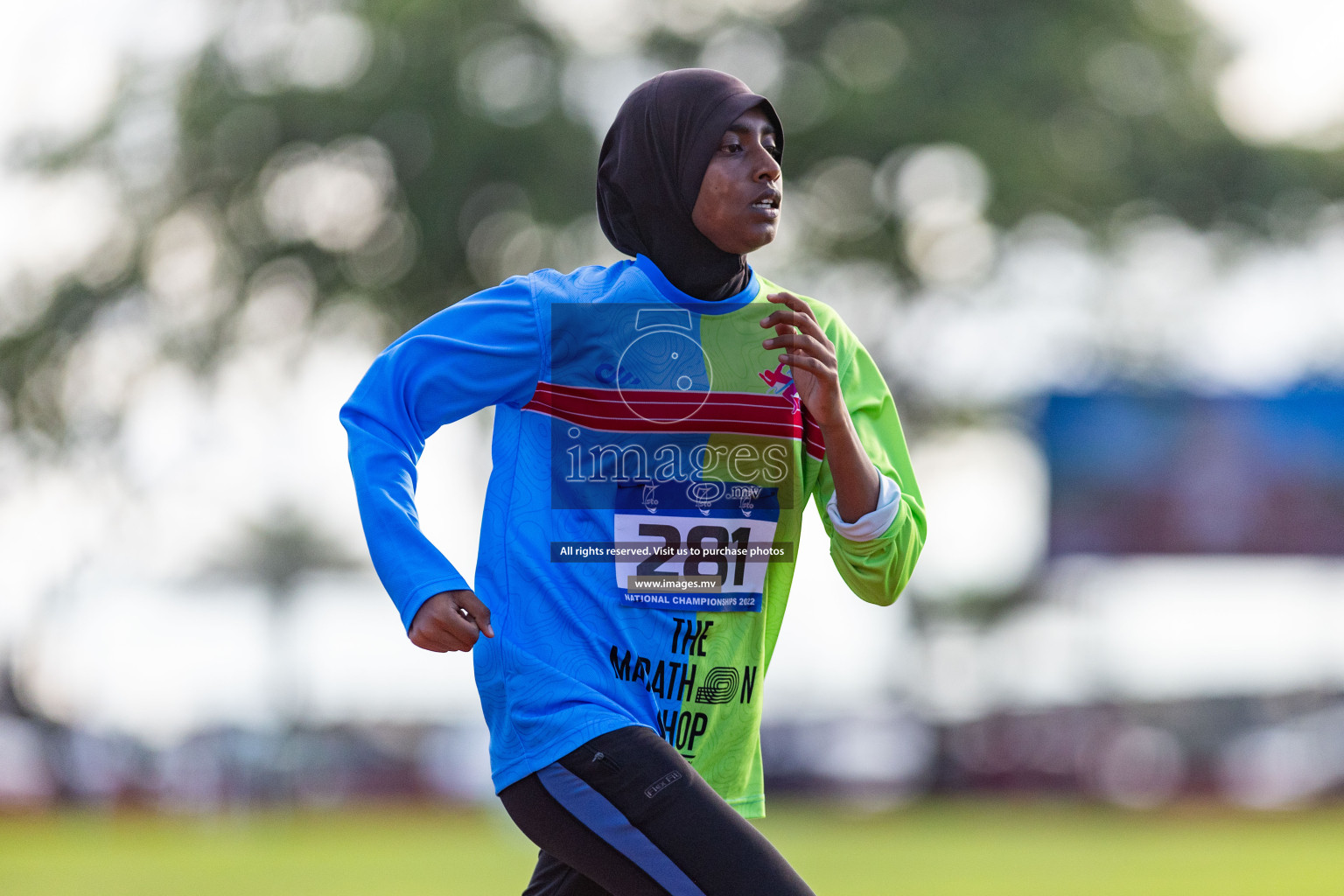 Day 3 of National Athletics Championship 2023 was held in Ekuveni Track at Male', Maldives on Saturday, 25th November 2023. Photos: Nausham Waheed / images.mv