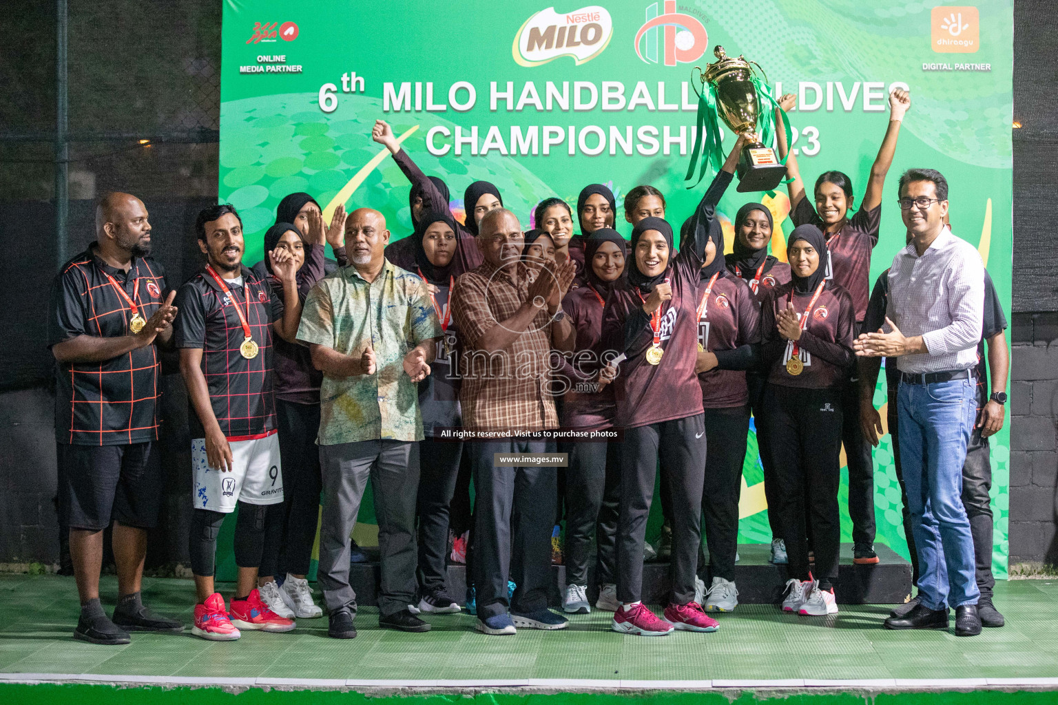 Finals of 6th MILO Handball Maldives Championship 2023, held in Handball ground, Male', Maldives on 10th June 2023 Photos: Nausham waheed / images.mv