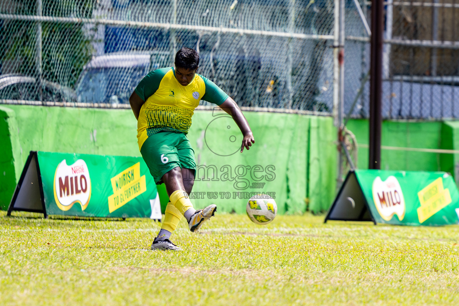 Day 3 of MILO Academy Championship 2024 (U-14) was held in Henveyru Stadium, Male', Maldives on Saturday, 2nd November 2024.
Photos: Hassan Simah / Images.mv