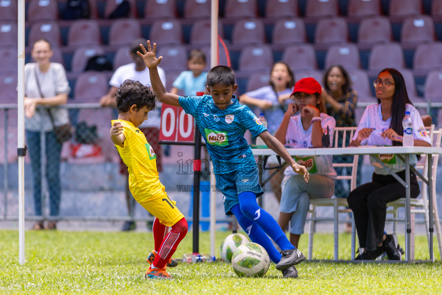 Day 2 of MILO Kids Football Fiesta was held at National Stadium in Male', Maldives on Saturday, 24th February 2024.