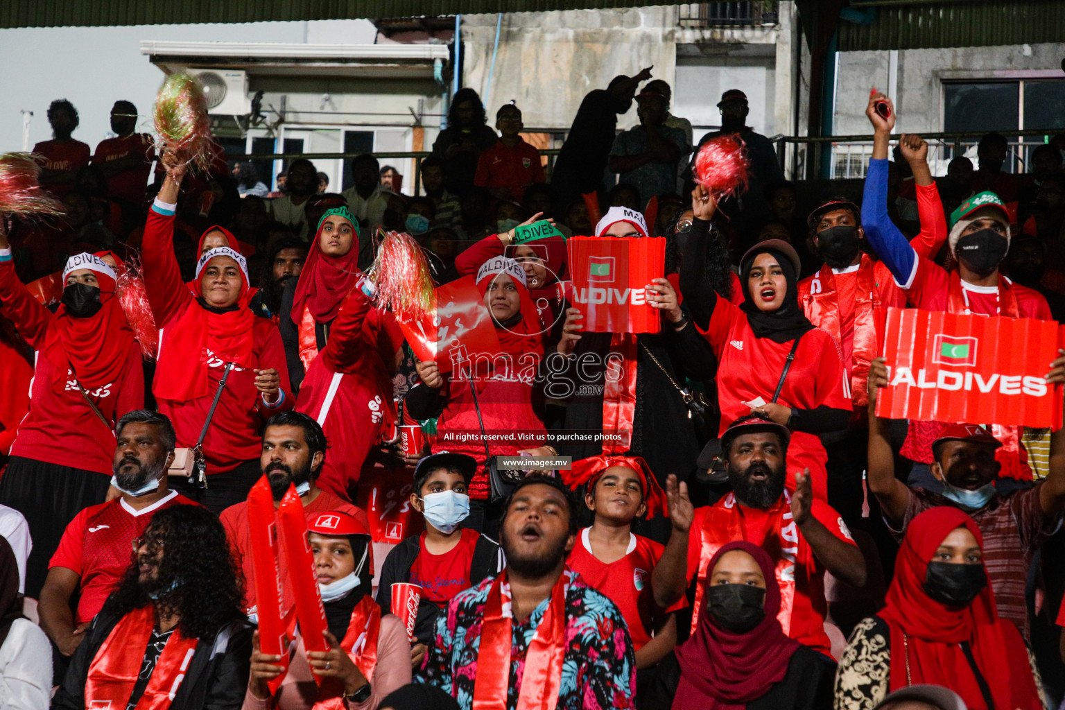 Maldives vs Nepal in SAFF Championship 2021 held on 1st October 2021 in Galolhu National Stadium, Male', Maldives