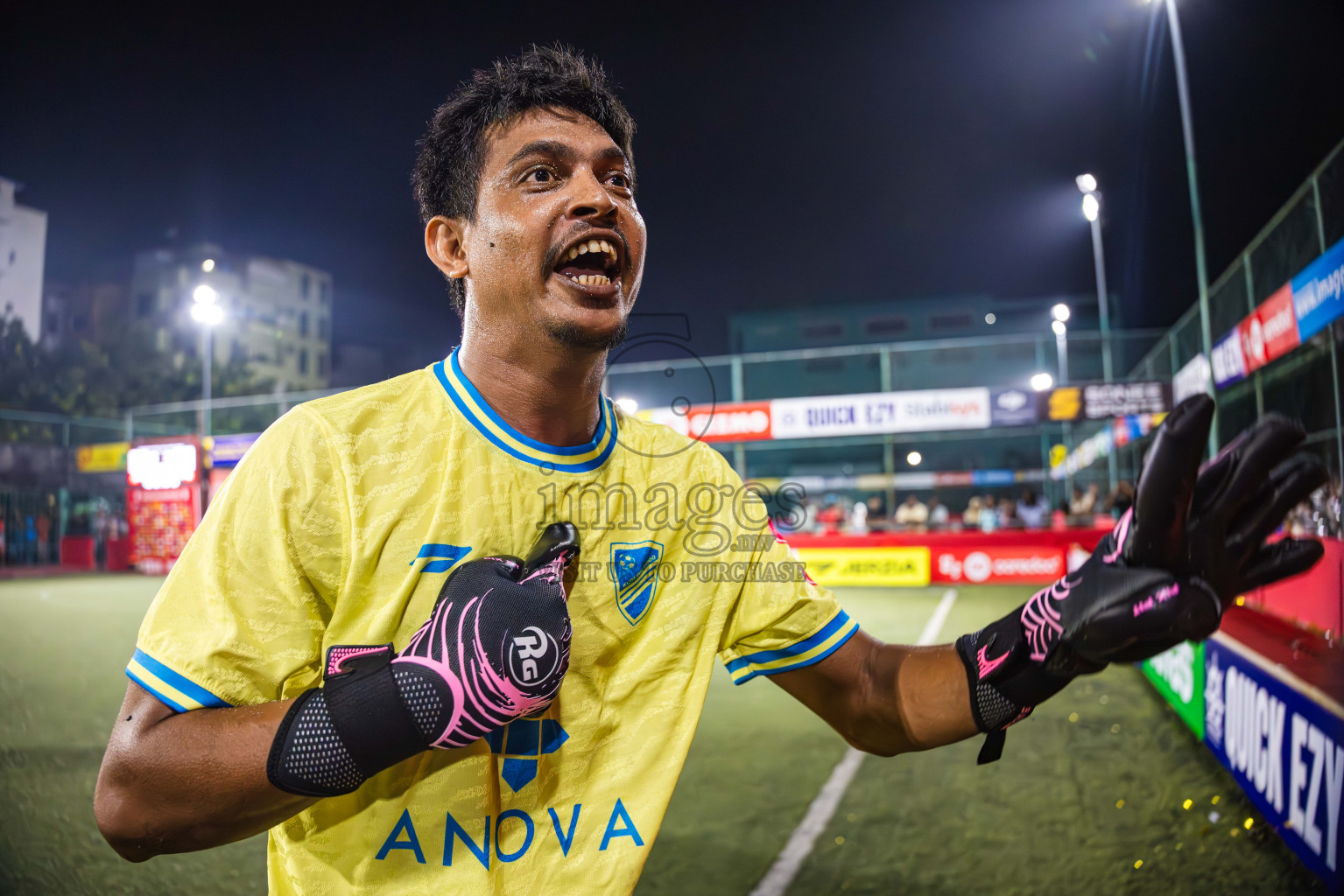 Dh Kudahuvadhoo vs Dh Maaenboodhoo in Dhaalu Atoll Finals in Day 25 of Golden Futsal Challenge 2025 was held on Wednesday , 28th January 2025, in Hulhumale', Maldives. Photos: Abdulla Abeed / images.mv