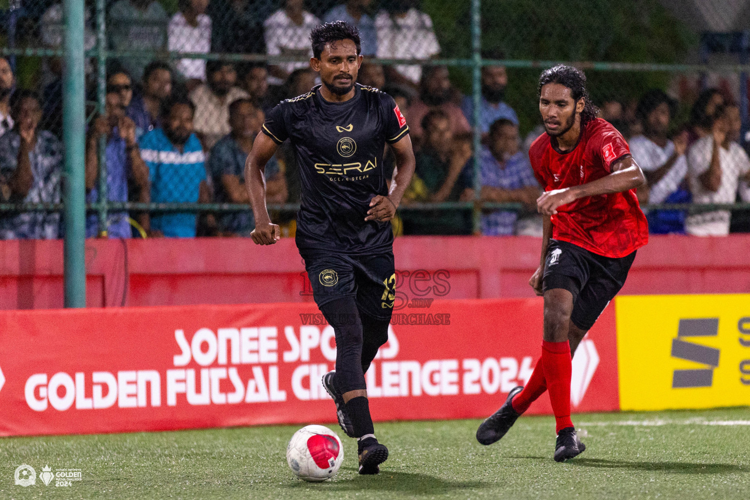 ADh Dhangethi vs ADh Maamigili in Day 7 of Golden Futsal Challenge 2024 was held on Saturday, 20th January 2024, in Hulhumale', Maldives Photos: Ismail Thoriq / images.mv