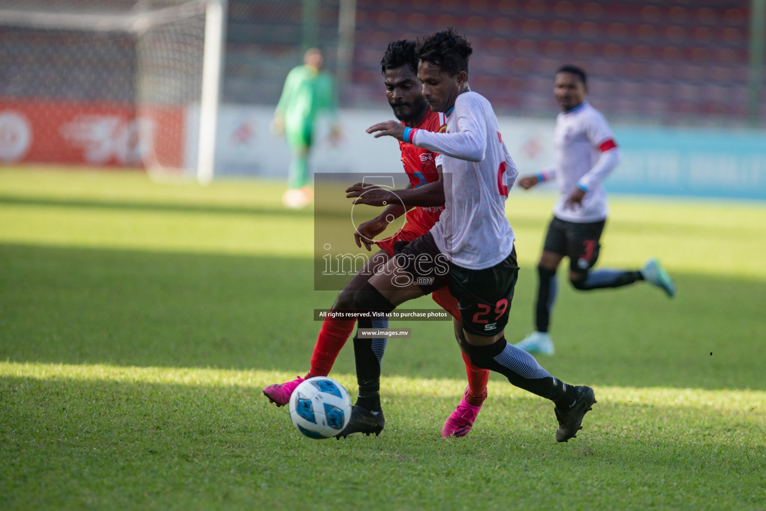 Tent Sports Club vs Club PK in 2nd Division 2022 on 13th July 2022, held in National Football Stadium, Male', Maldives  Photos: Hassan Simah / Images.mv