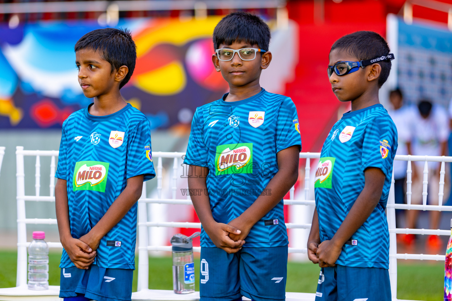 Day 2 of MILO Kids Football Fiesta was held at National Stadium in Male', Maldives on Saturday, 24th February 2024.