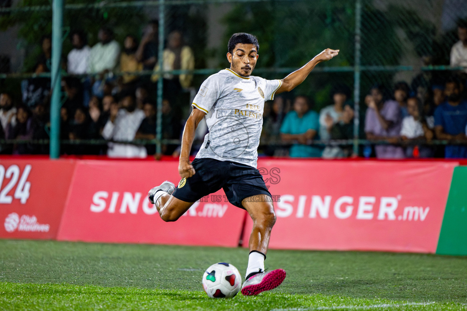 DSC vs Prison Club in Round of 16 of Club Maldives Cup 2024 held in Rehendi Futsal Ground, Hulhumale', Maldives on Tuesday, 8th October 2024. Photos: Nausham Waheed / images.mv