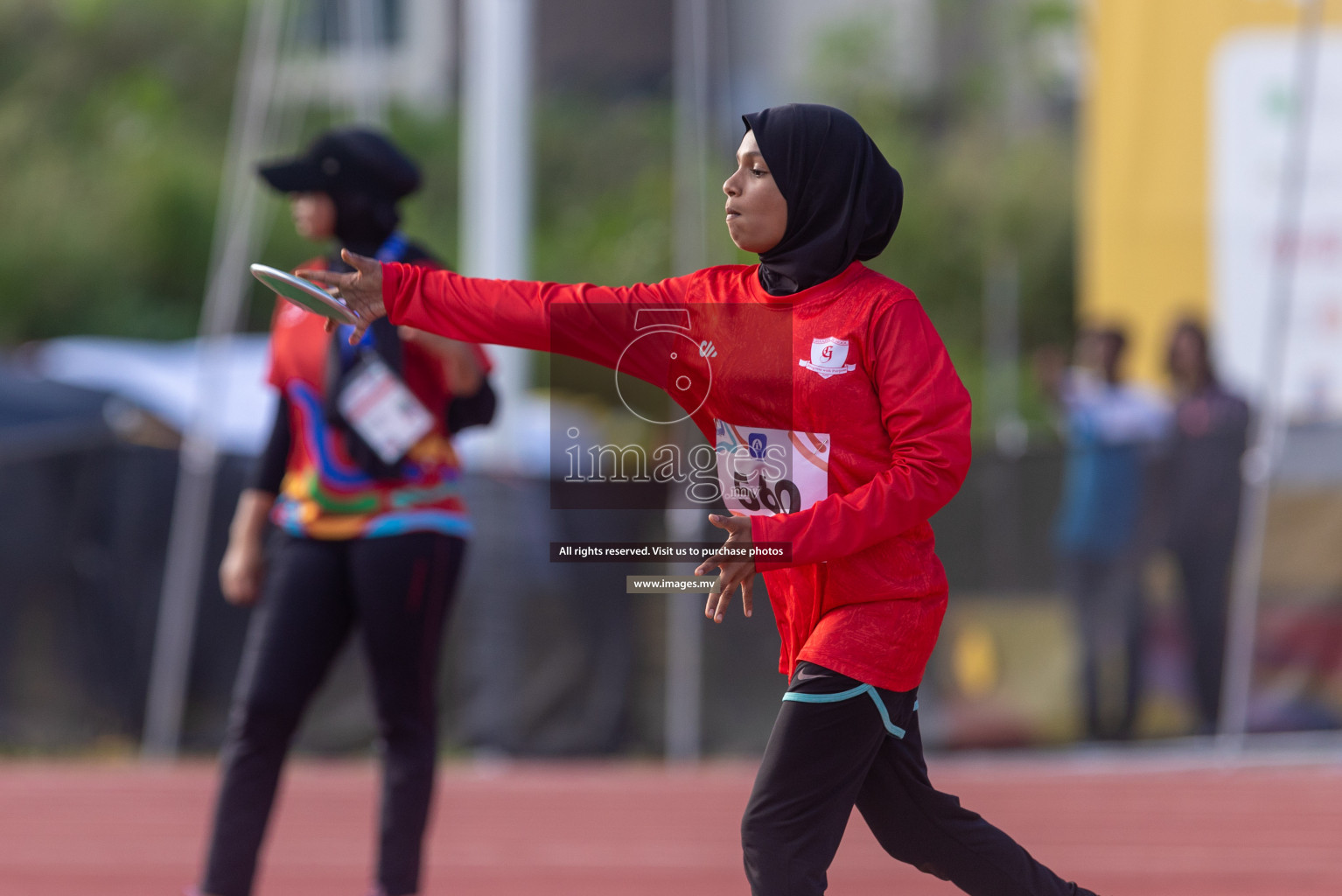 Day two of Inter School Athletics Championship 2023 was held at Hulhumale' Running Track at Hulhumale', Maldives on Sunday, 15th May 2023. Photos: Shuu/ Images.mv