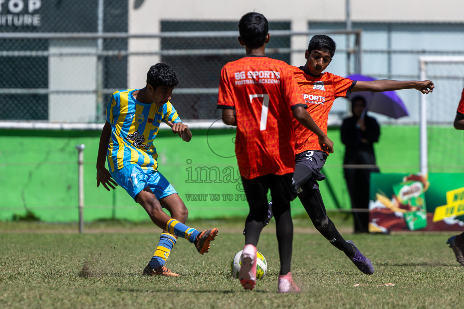 Day 3 of MILO Academy Championship 2024 (U-14) was held in Henveyru Stadium, Male', Maldives on Saturday, 2nd November 2024.
Photos: Hassan Simah / Images.mv