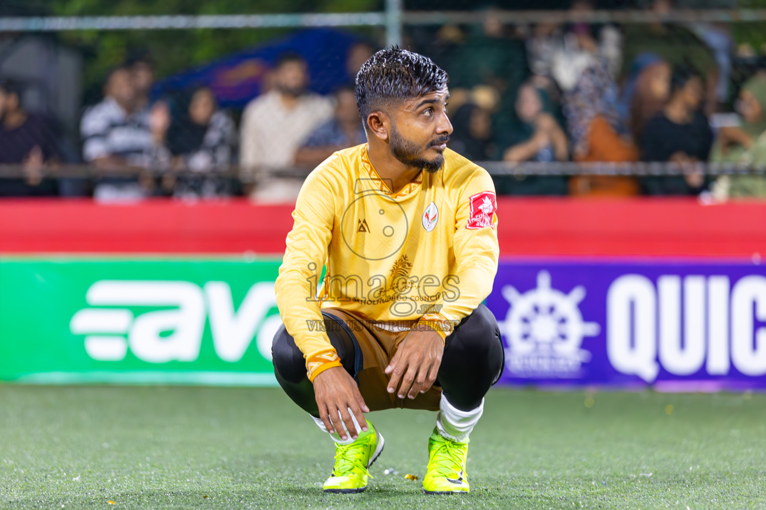 N Holhudhoo vs N Miladhoo in Noonu Atoll Final in Day 24 of Golden Futsal Challenge 2025 was held on Tuesday , 28th January 2025, in Hulhumale', Maldives. Photos: Ismail Thoriq / images.mv