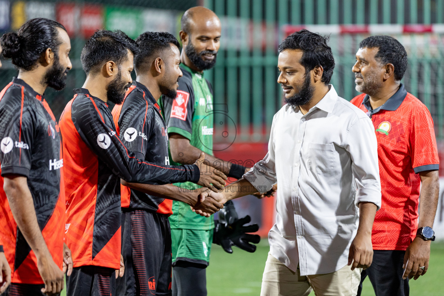 M Dhiggaru vs M Mulak in Day 12 of Golden Futsal Challenge 2025 was held on Thursday, 16th January 2025, in Hulhumale', Maldives.
Photos: Hassan Simah / images.mv