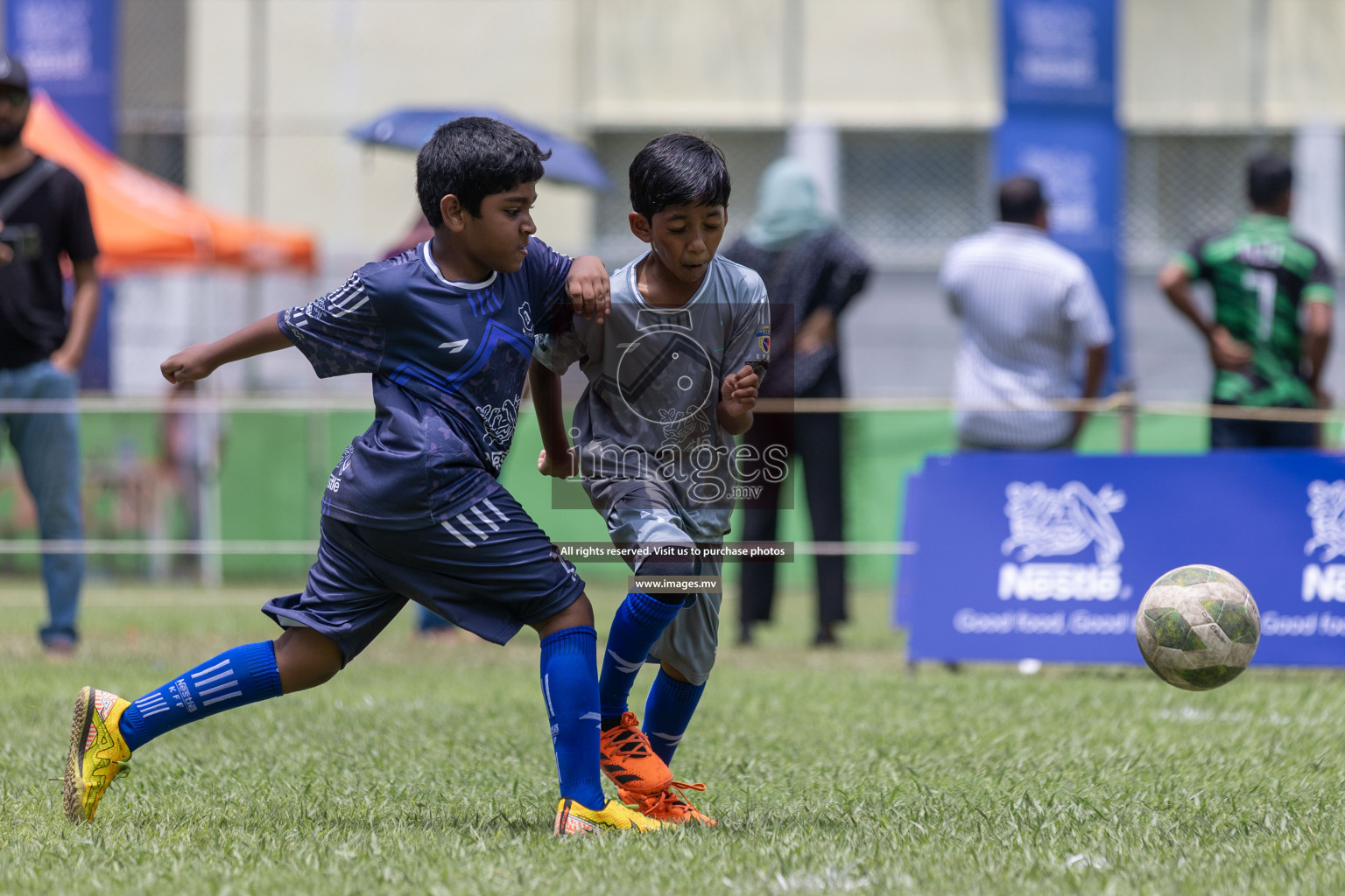 Day 1 of Nestle kids football fiesta, held in Henveyru Football Stadium, Male', Maldives on Wednesday, 11th October 2023 Photos: Shut Abdul Sattar/ Images.mv