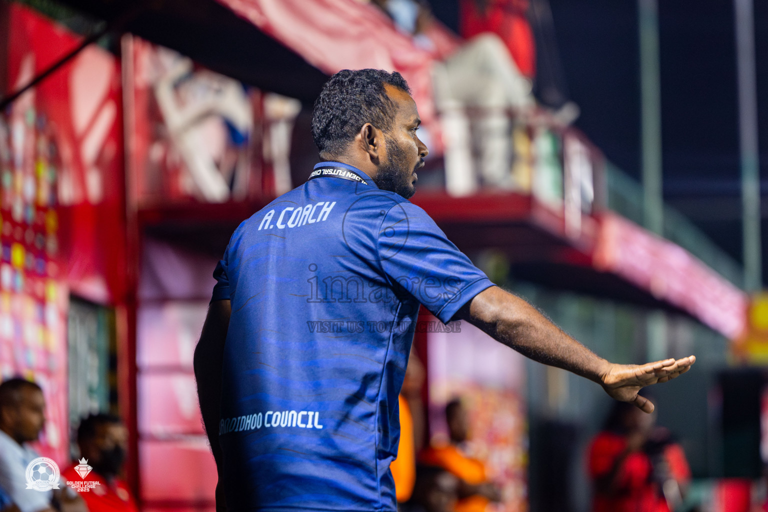 Dh Kudahuvadhoo vs Dh Bandidhoo in Day 21 of Golden Futsal Challenge 2025 was held on Saturday , 25th January 2025, in Hulhumale', Maldives. Photos: Nausham Waheed / images.mv