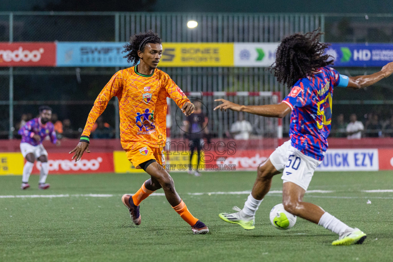 GA. Maamendhoo vs GA. Nilandhoo in Day 1 of Golden Futsal Challenge 2024 was held on Monday, 15th January 2024, in Hulhumale', Maldives Photos: Nausham Waheed  / images.mv