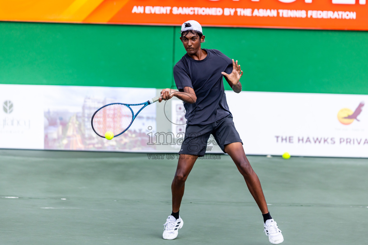 Day 7 of ATF Maldives Junior Open Tennis was held in Male' Tennis Court, Male', Maldives on Wednesday, 18th December 2024. Photos: Nausham Waheed/ images.mv