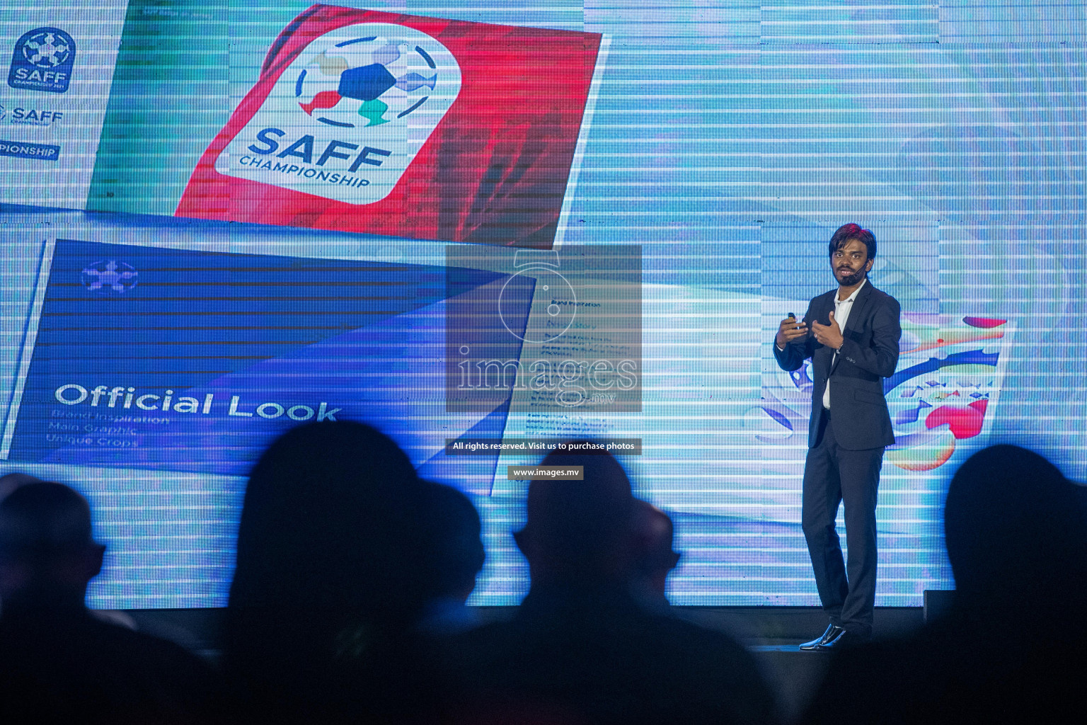 SAFF Championship 2021 Launching event was held in National Stadium, Male', Maldives on Sunday, 12th September 2021. Photos: Ismail Thoriq / images.mv