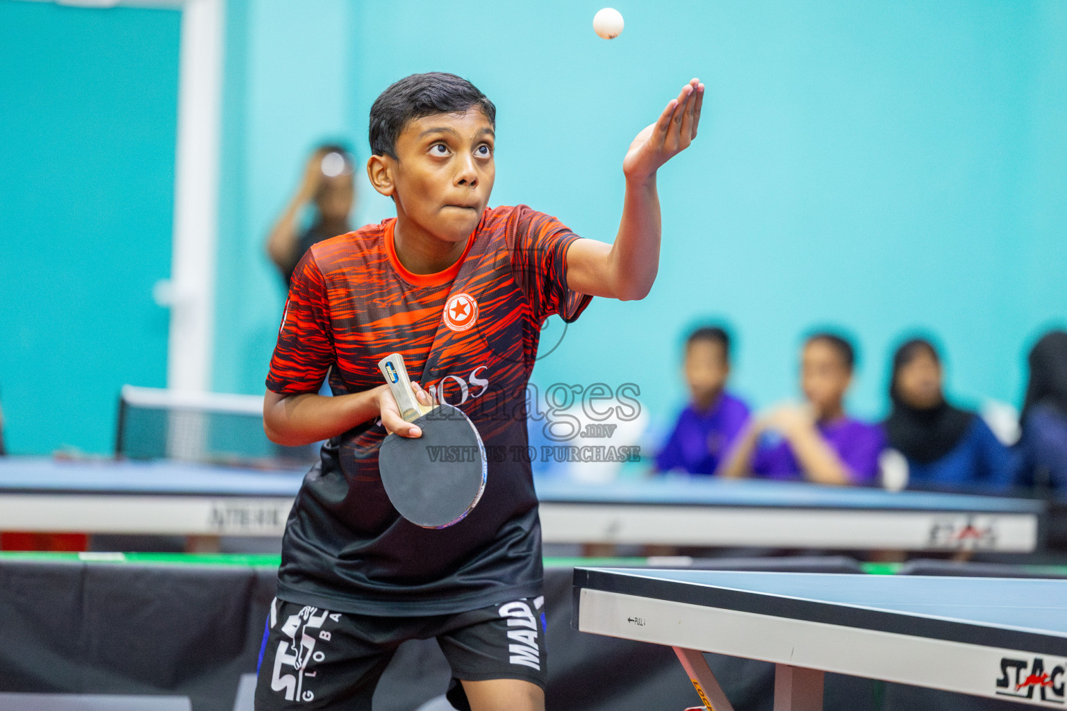 Day 3 of Interschool Table Tennis Tournament 2025 held at Male' TT Hall, Male', Maldives on Saturday, 17th May 2025. Photos By: Ismail Thoriq / images.mv