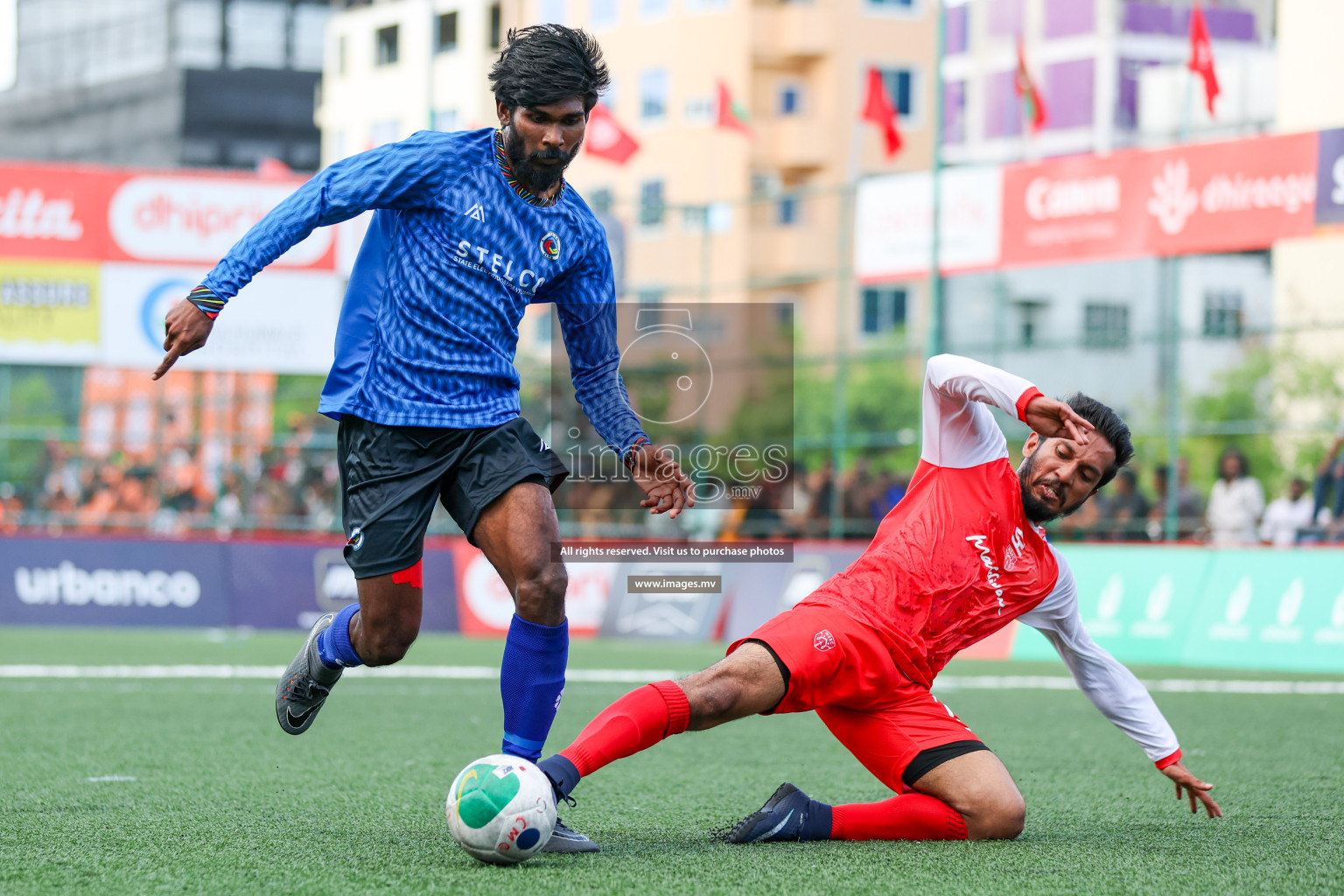 Stelco Club vs Maldivian in Club Maldives Cup 2023 held in Hulhumale, Maldives on 15 July 2023