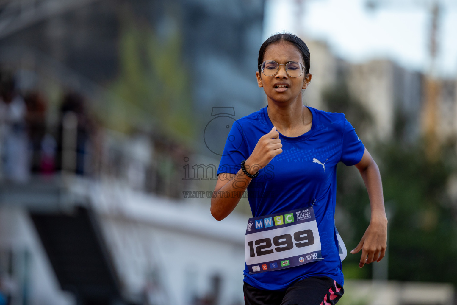 Day 2 of MWSC Interschool Athletics Championships 2024 held in Hulhumale Running Track, Hulhumale, Maldives on Sunday, 10th November 2024. 
Photos by: Hassan Simah / Images.mv