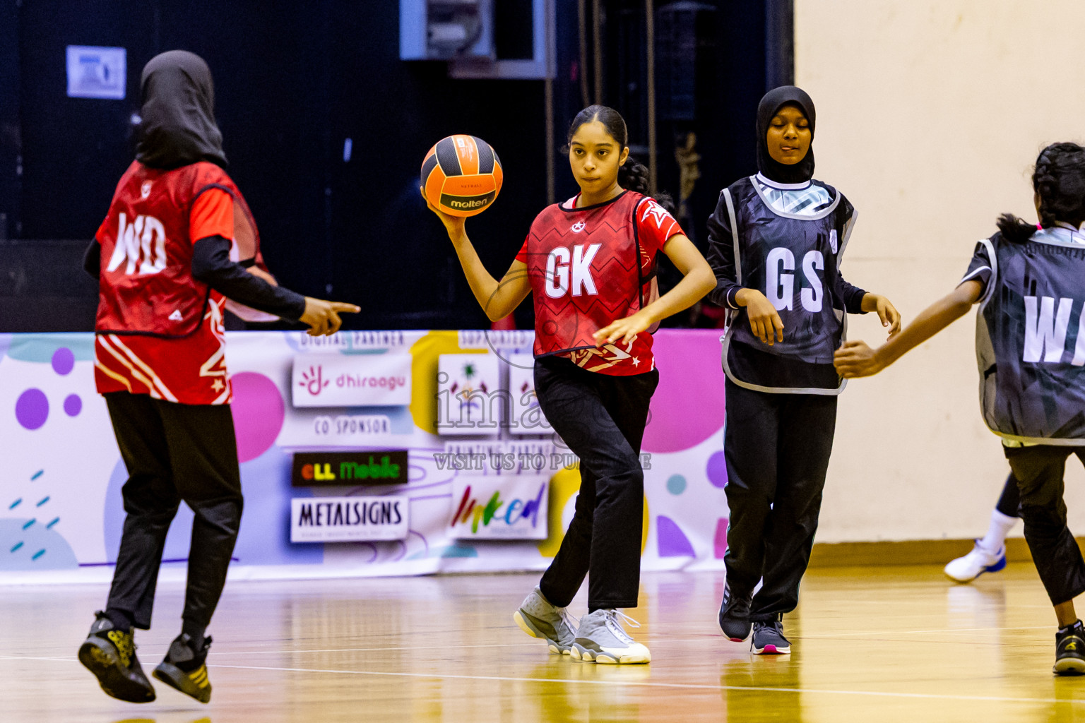 Day 7 of 25th Inter-School Netball Tournament was held in Social Center at Male', Maldives on Saturday, 17th August 2024. Photos: Nausham Waheed / images.mv