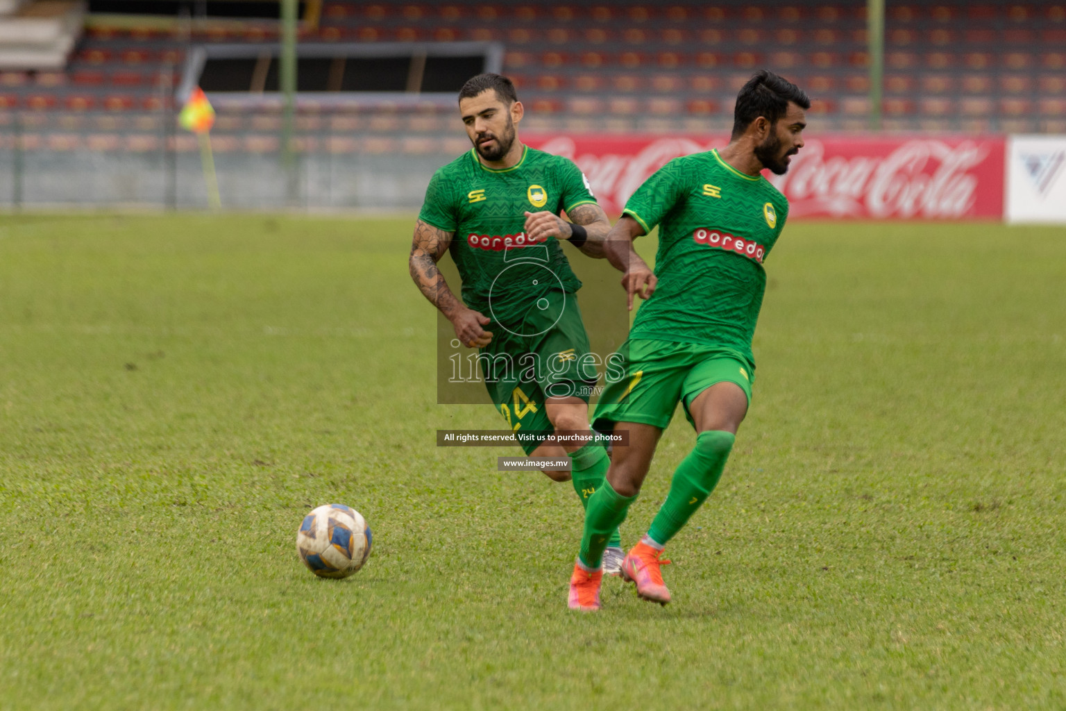 Maziya SRC vs Club Green Streets in Ooredoo Dhivehi Premier League 2021/22 held on 02 July 2022 in National Football Stadium, Male', Maldives