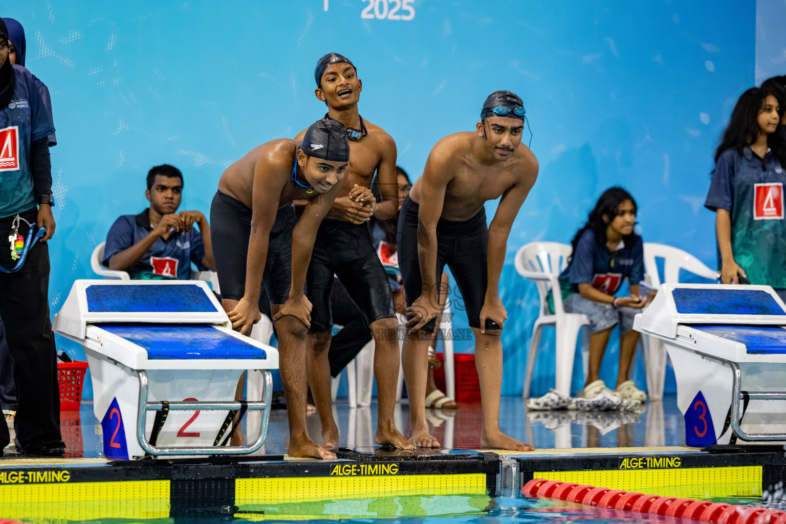Day 5 of BML 21st Interschool Swimming Competition 2025 was held in Hulhumale' Swimming Pool, Hulhumale', Maldives on Wednesday, 15th October 2025. 
Photos: Hassan Simah / images.mv