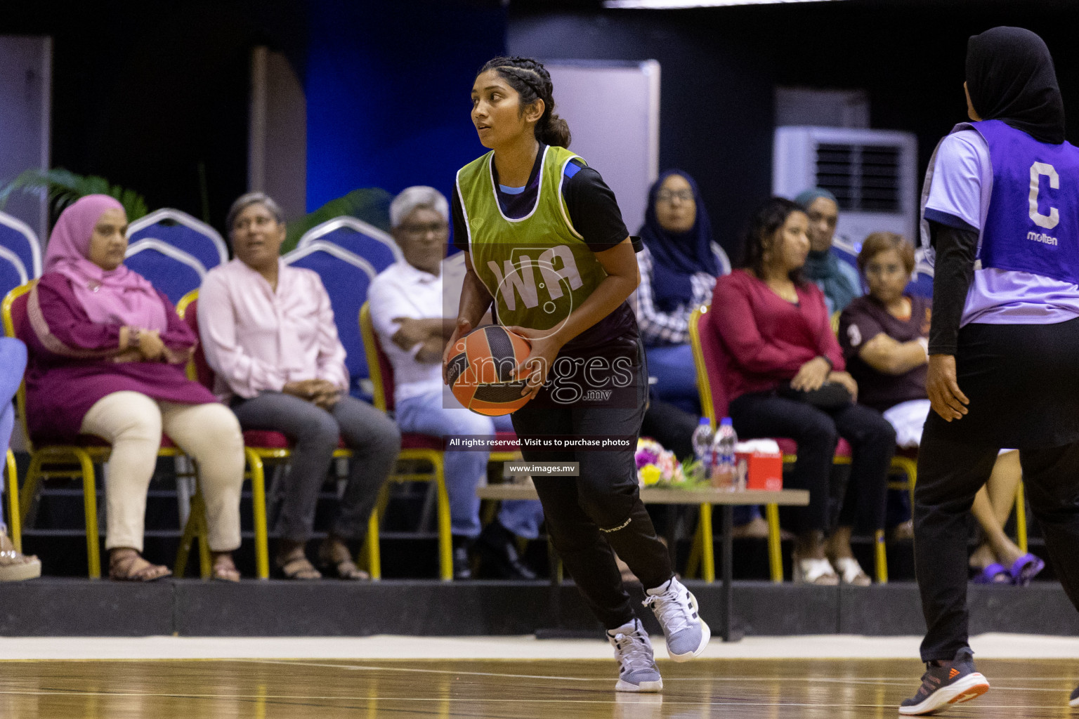 Youth United Sports Club vs Club Vyansa in the 2nd Division Final of Milo National Netball Tournament 2022 on 22nd July 2022 held in Social Center, Male', Maldives. Photographer: Shuu / images.mv