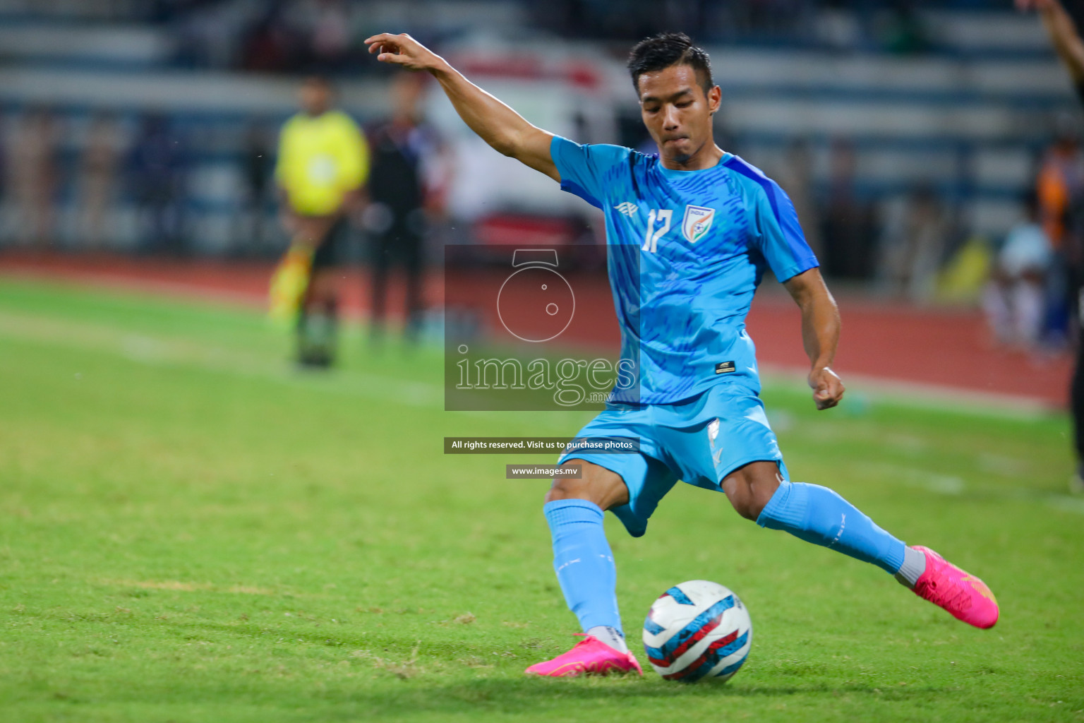 Lebanon vs India in the Semi-final of SAFF Championship 2023 held in Sree Kanteerava Stadium, Bengaluru, India, on Saturday, 1st July 2023. Photos: Nausham Waheed, Hassan Simah / images.mv