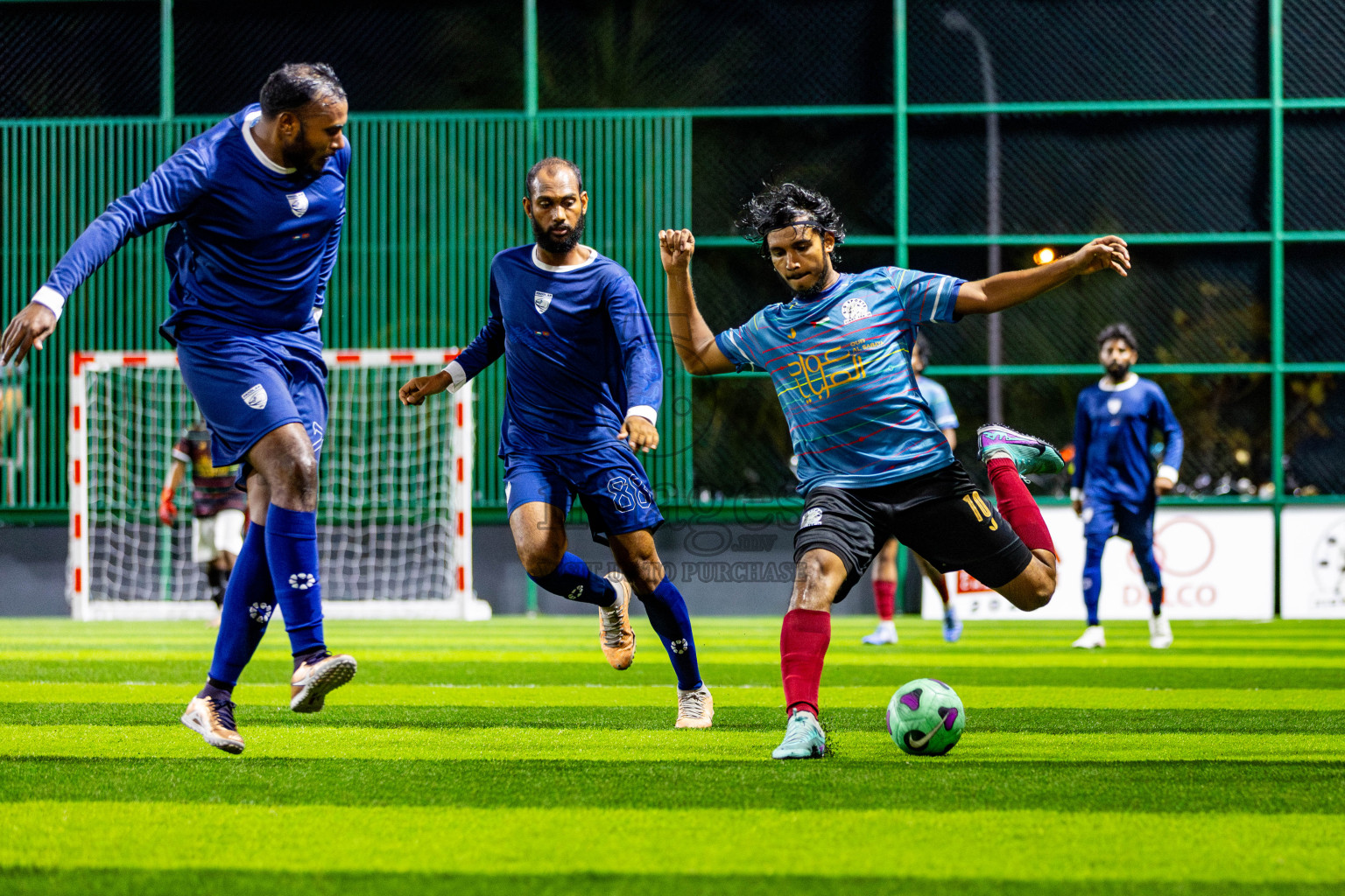 BG New Generation vs Escolar FC in Day 7 of BG Futsal Challenge 2024 was held on Monday, 18th March 2024, in Male', Maldives Photos: Nausham Waheed / images.mv