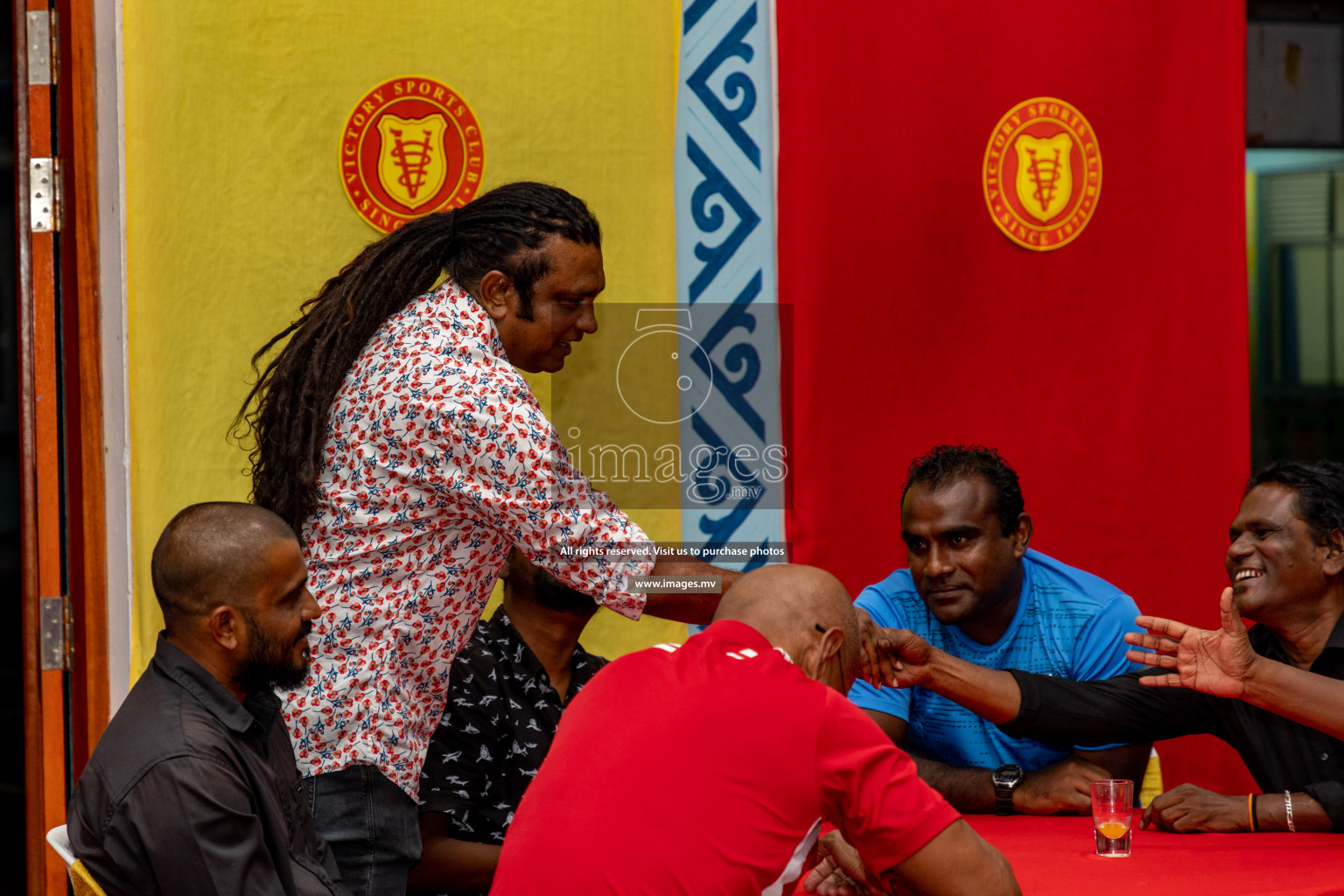 Victory Sports Club Jersey Unveiling 2022 on 14th July 2022, held in Jamaaludheen School Hall, Male', Maldives  Photos: Hassan Simah / Images.mv