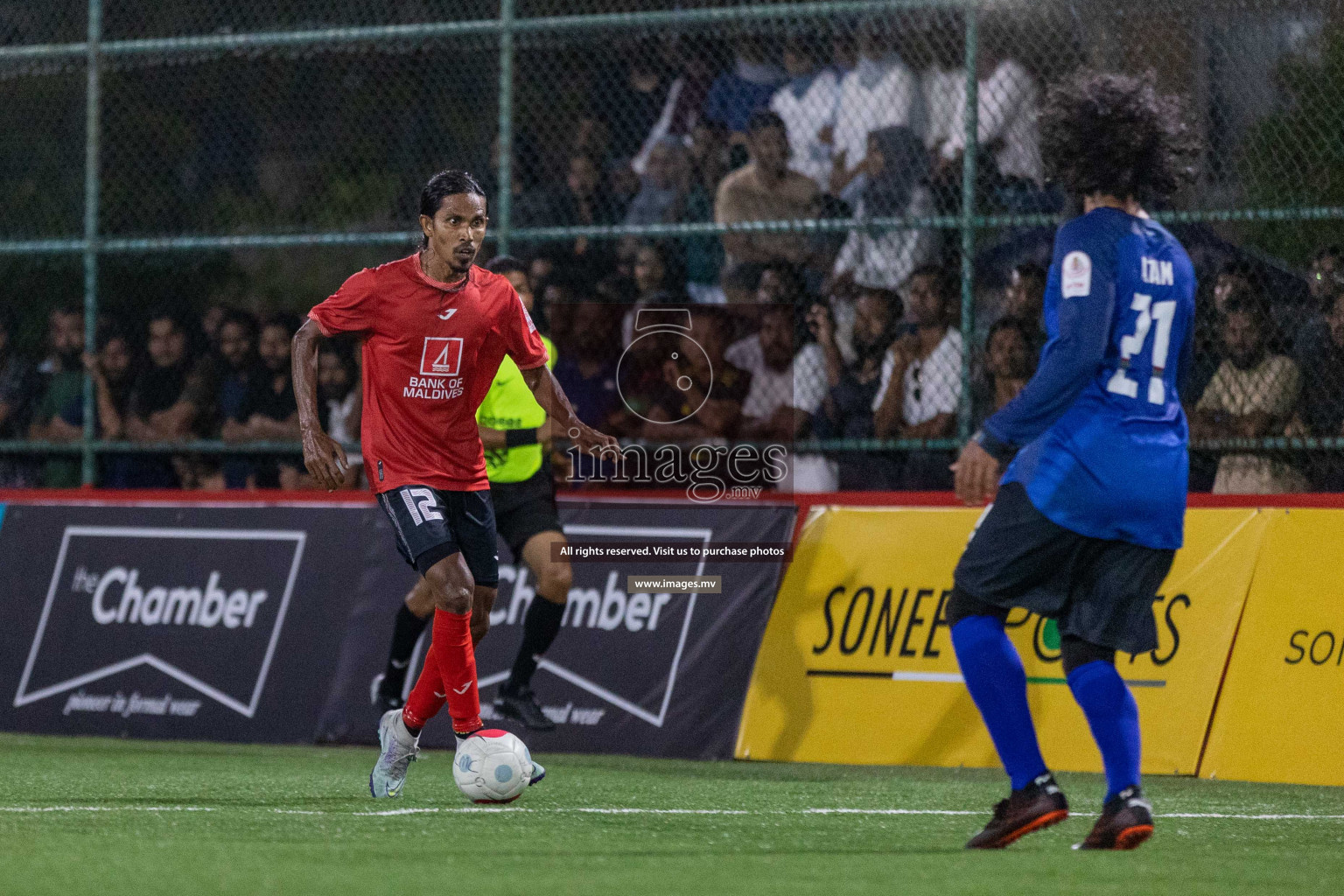 Team Fenaka vs United BML in Club Maldives Cup 2022 was held in Hulhumale', Maldives on Sunday, 9th October 2022. Photos: Ismail Thoriq / images.mv