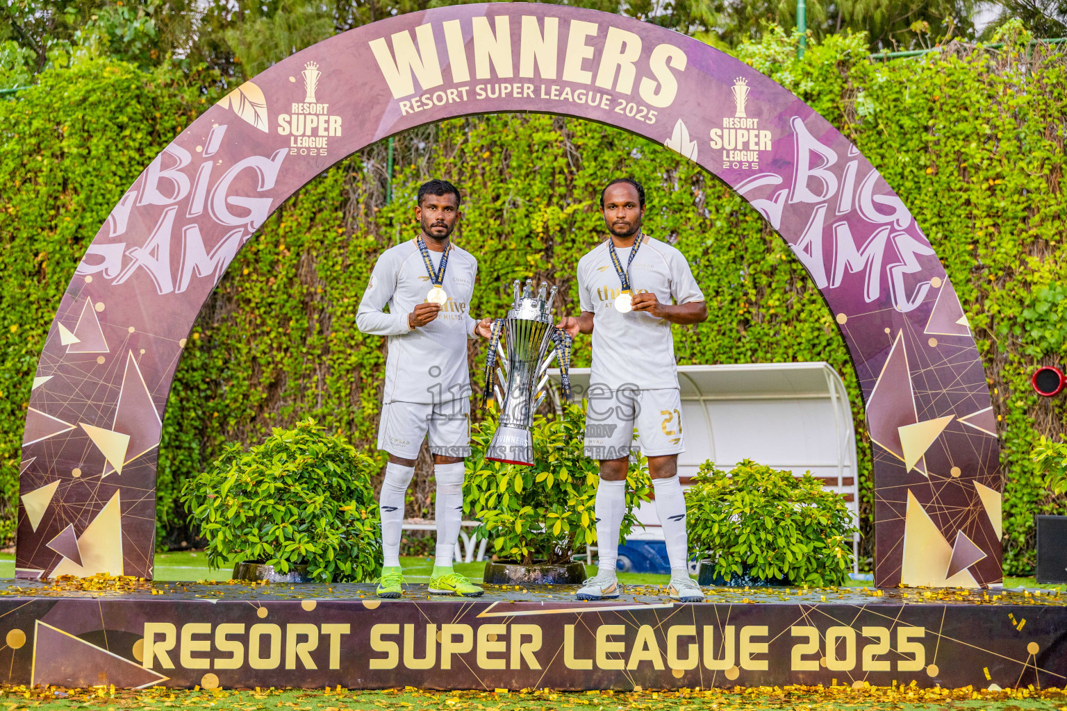 Conrad Maldives vs Joali Maldives in the Final of Resort Super League 2025 was held on Wednesday, 5th November 2025 in Jumeirah Olhaheli Island Maldives, Photos: Areef Adam / images.mv