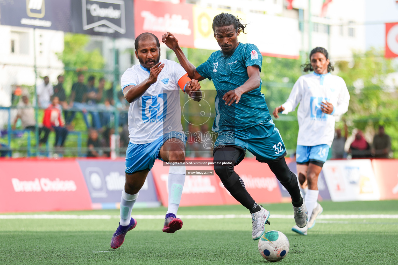 Club AVSEC vs Crossroads Maldives in Club Maldives Cup 2023 held in Hulhumale, Maldives, on Monday, 24th July 2023 Photos: Nausham Waheed/ images.mv