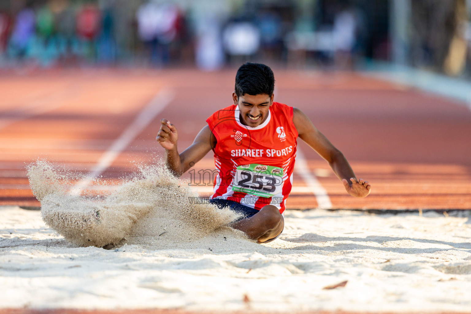Day 2 of 12th Milo Association Championships was held in Ekuveni Track at Male', Maldives on Friday, 25th April 2025. 
Photos: Hassan Simah / images.mv