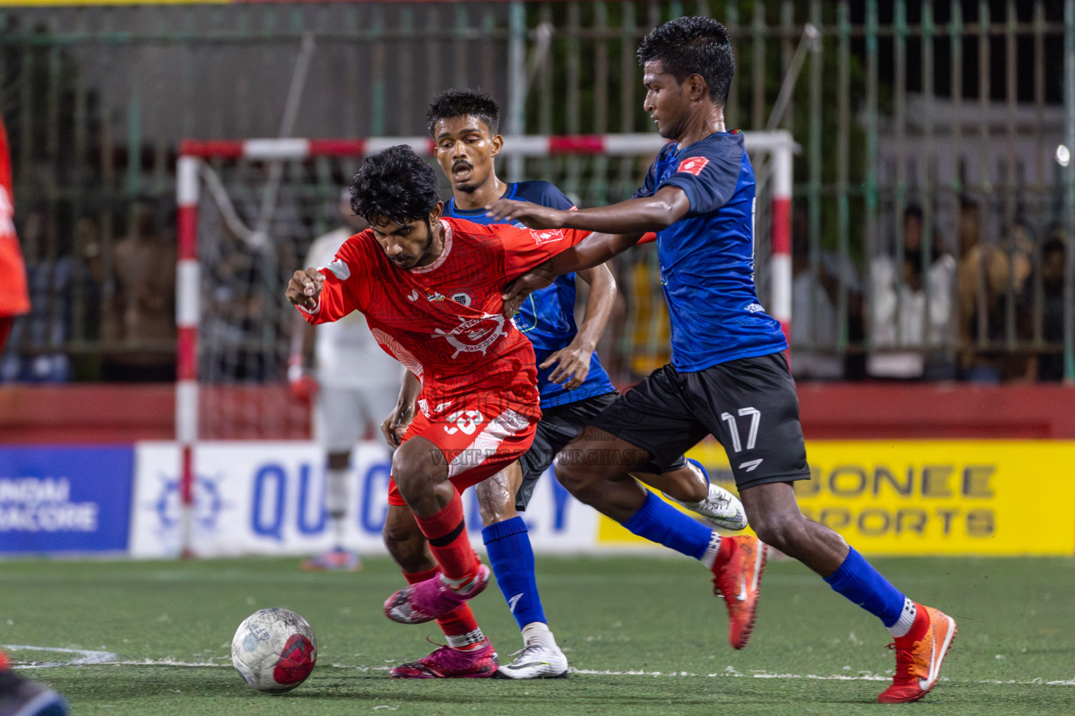 Ha. Maarandhoo vs Ha. Hoarafushi in Day 13 of Golden Futsal Challenge 2024 was held on Saturday, 27th January 2024, in Hulhumale', Maldives Photos: Mohamed Mahfooz Moosa / images.mv