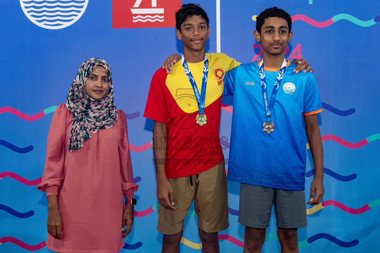 Day 6 of National Swimming Competition 2024 held in Hulhumale', Maldives on Wednesday, 18th December 2024. 
Photos: Hassan Simah / images.mv