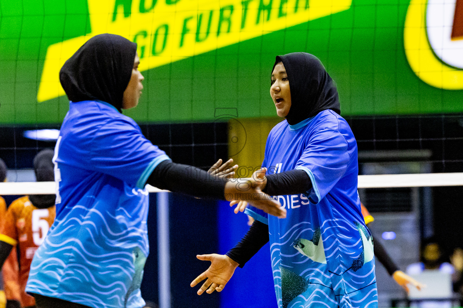 Day 3 of Women's Division of Milo VAM Cup 2024 held in Male', Maldives on Wednesday, 10th July 2024 at Social Center Indoor Hall Photos By: Nausham Waheed / images.mv