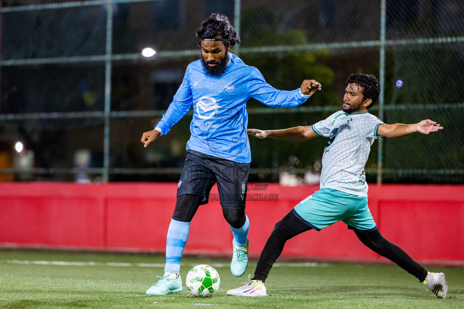 Dharumavantha vs Smatown FC in Day 1 of Office League 2025 was held on Wednesday, 16th April 2025 in Hulhumale', Maldives. Photos: Nausham Waheed / images.mv