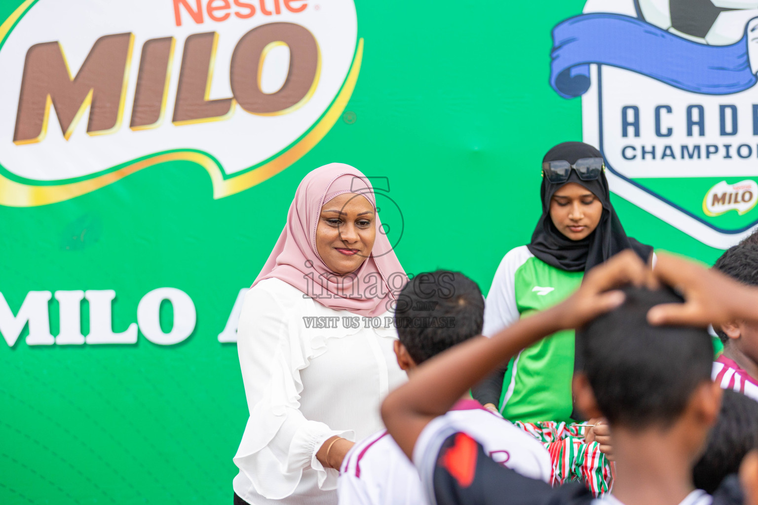 Final Day  of MILO Academy Championship 2024 - U12 was held at Henveiru Grounds in Male', Maldives on Thursday, 7th July 2024. Photos: Shuu Abdul Sattar / images.mv